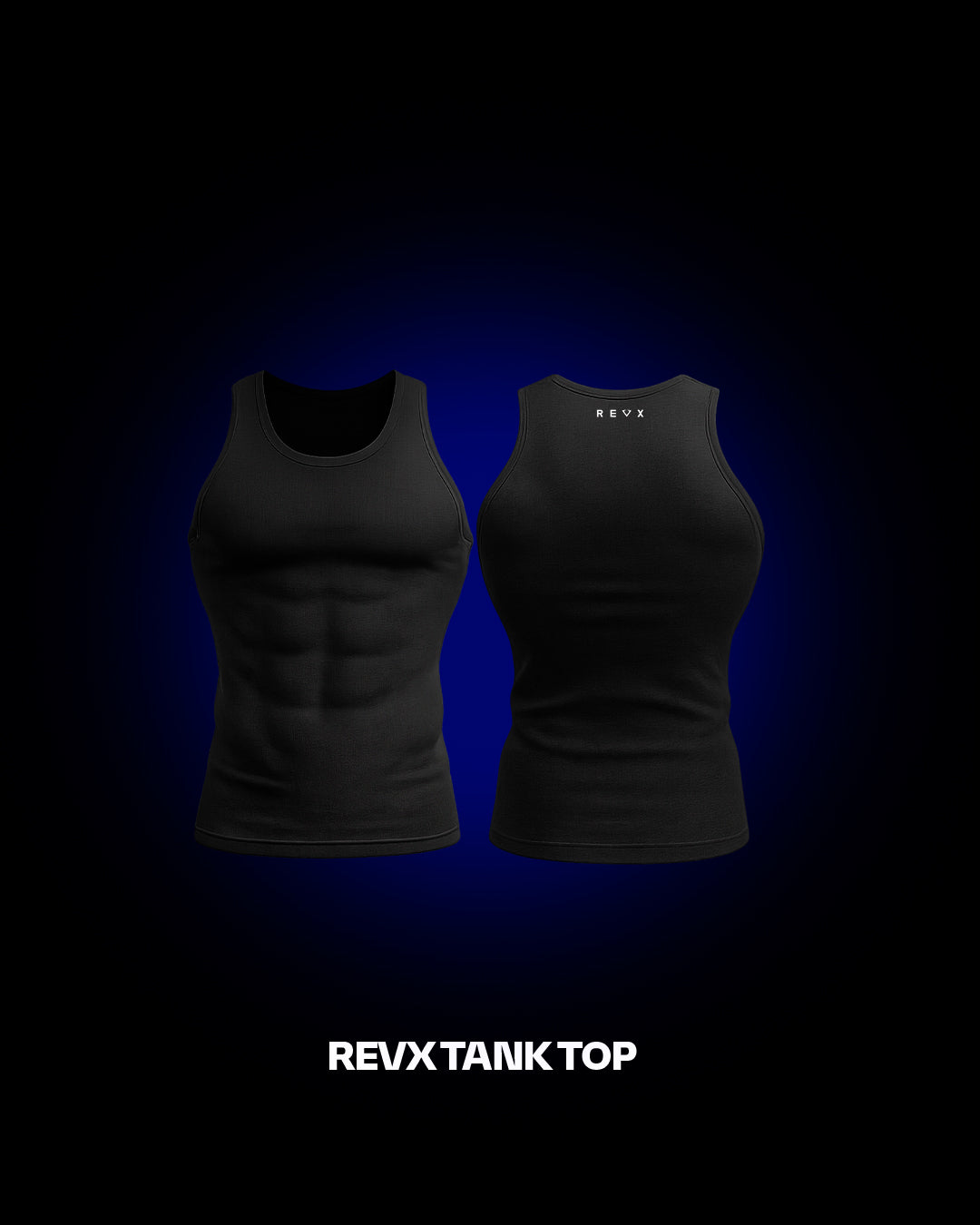 Revx Black Tank Top