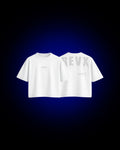 WHITE COTTON BOXY PUMP COVER T-SHIRT 2.3
